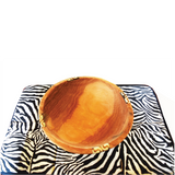 Table Placement Set Zebra with Table Runner